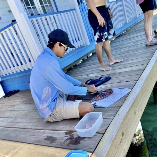 Odyssey Resort Utila lionfish hunt